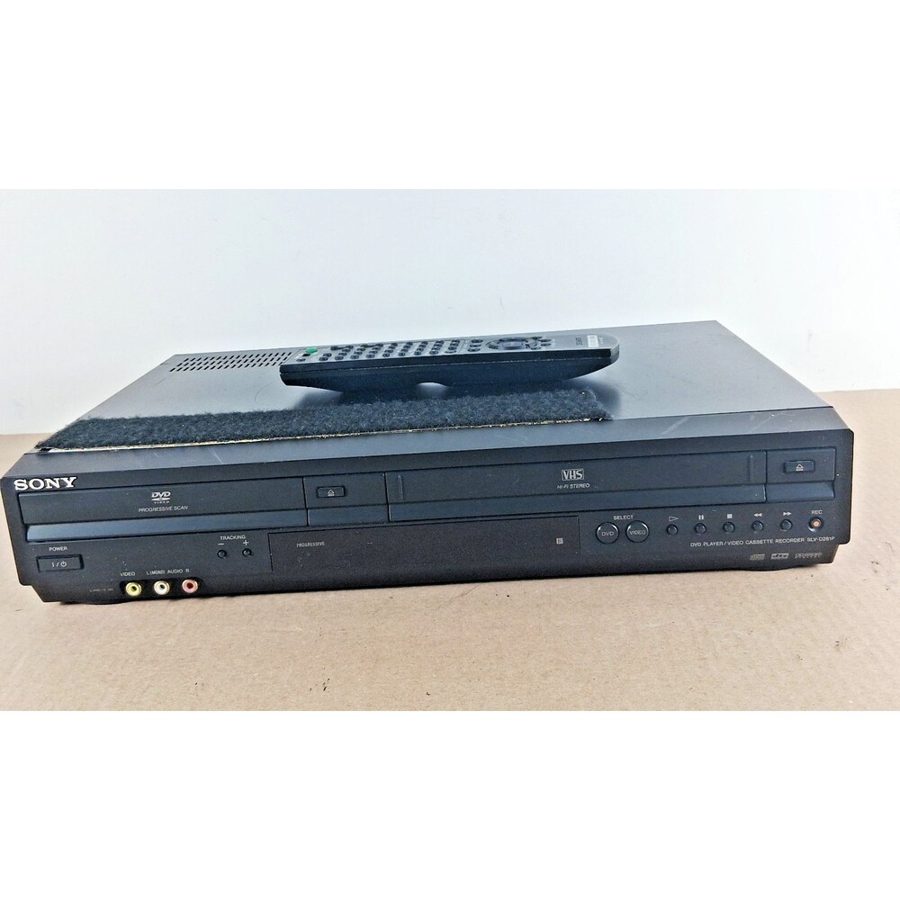 Sony SLV-D281P DVD VHS VCR Combo Player Recorder Hi-Fi Tested Working w/ Remote